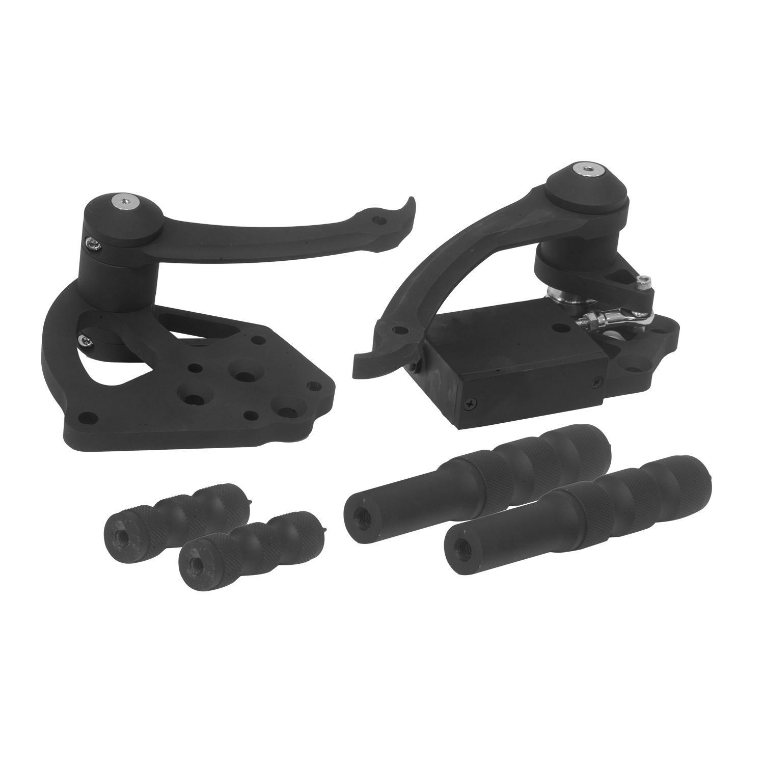 BLACK FORWARD CONTROL SET FOR HARLEY SOFTAIL UP TO 1999