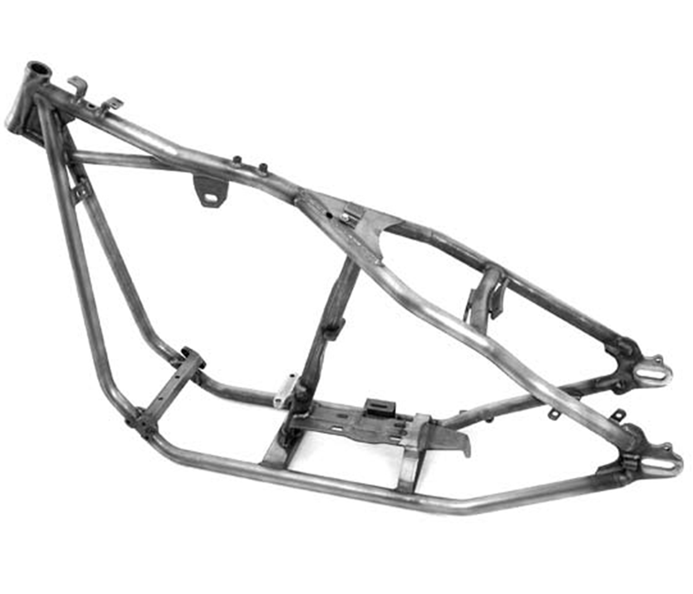 FRAME, HARLEY RIGID BOBBER, EVO ENG 30 RAKE, STOCK TYRE