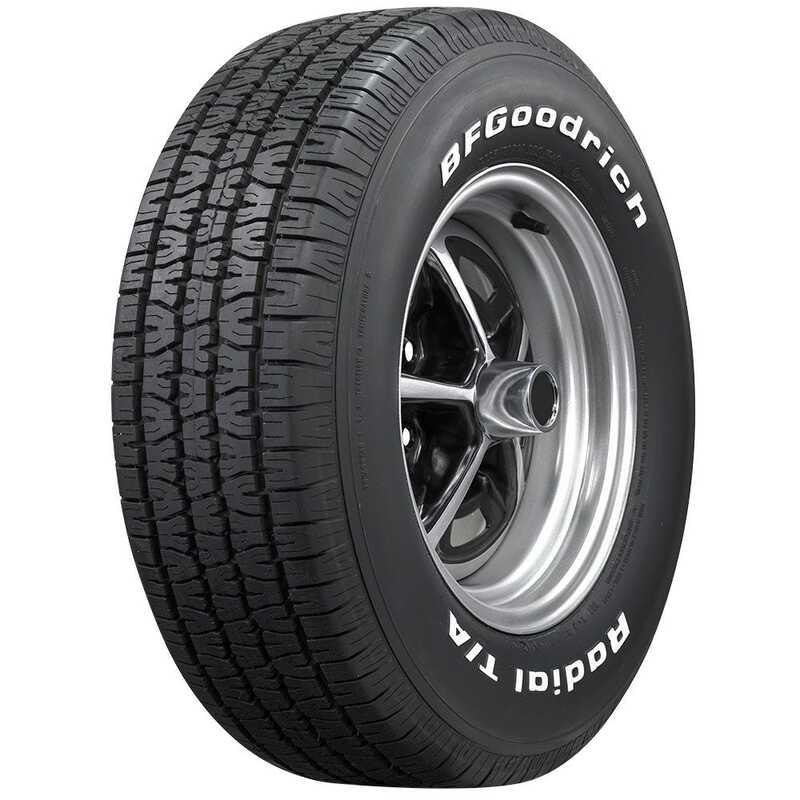 BF GOODRICH TYRE, RADIAL TA, RADIAL, 225/70R15, RAISED WHITE LETTER, 1753@35 PSI, S-SPEED RATE, EACH