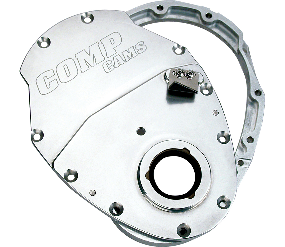 TIMING COVER 2-PIECE ALUMINIUM NATURAL CHEVROLET SMALL BLOCK KIT