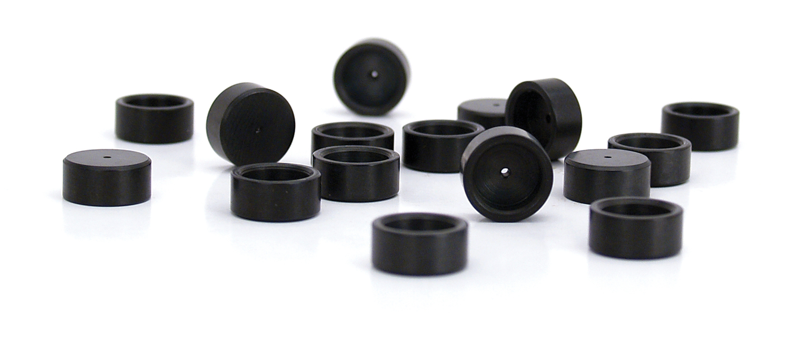 LASH CAPS STEEL 5/16 IN. VALVE STEM .080 IN. THICK 426 HEMI SHORT CAP SET OF 16