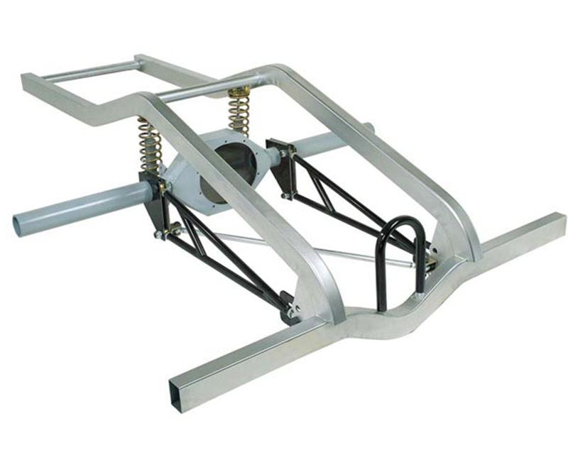 REAR FRAME SUSPENSION KIT LADDER BAR STEEL WELDED 24 IN. WIDTH 85 LB. SPRINGS COIL-OVER SHOCKS KIT