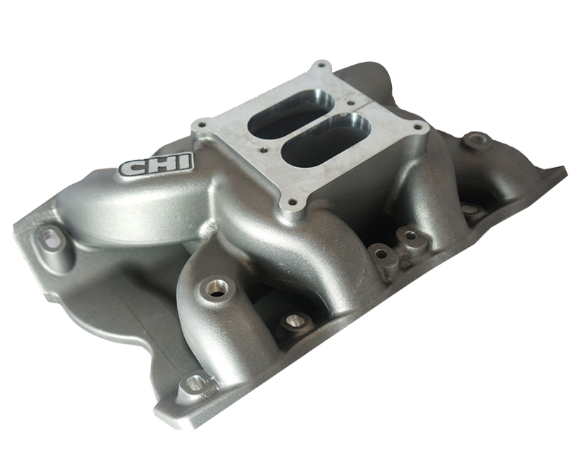 CHI FORD CLEVELAND 3V 225CC DUAL PLANE AIR-GAP INTAKE MANIFOLD- 4150 CARB , 9.2" CLEVELAND BLOCK