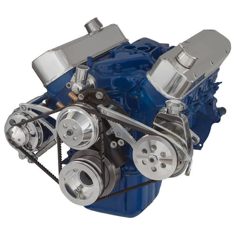 FORD 289-302-351W V-BELT SYSTEM - ALTERNATOR & POWER STEERING