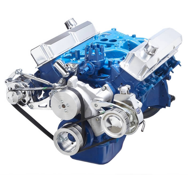FORD 390 SERPENTINE SYSTEM - POWER STEERING & ALTERNATOR