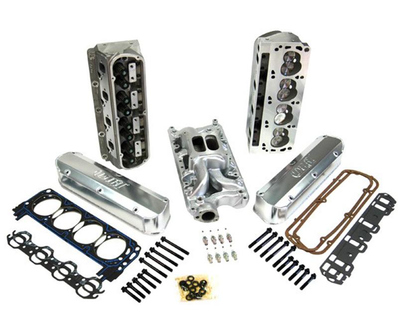 TOP END KIT, PRO 1, ASSEMBLED HEADS, INTAKE, VALVE COVERS, HEAD BOLTS, GASKETS, FORD, SMALL BLOCK, KIT