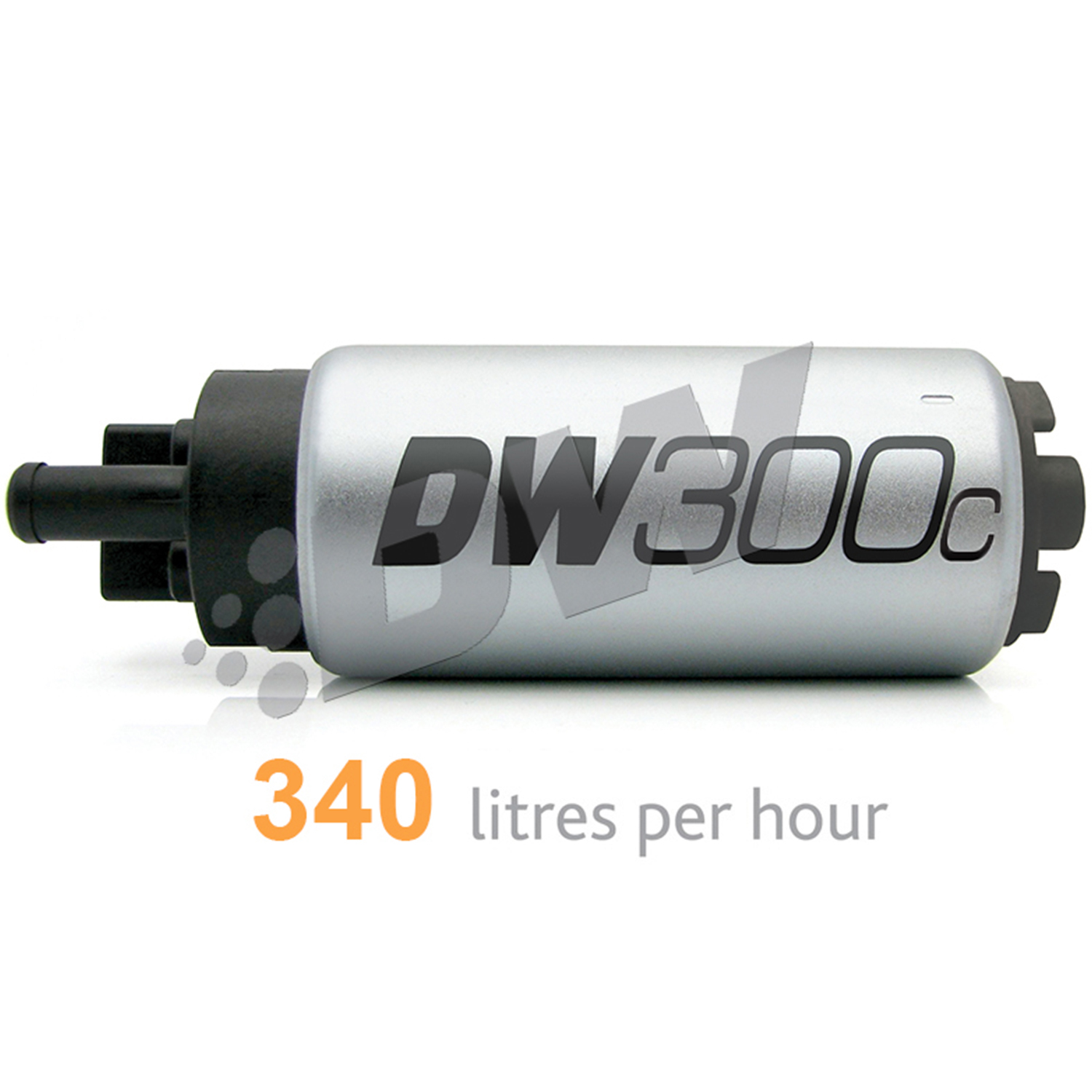 DW300C SERIES, 340LPH COMPACT FUEL PUMP (IN-TANK) WITHOUT MOUNTING CLIPS W/ INSTALL KIT FOR FORD FOCUS MK2 RS