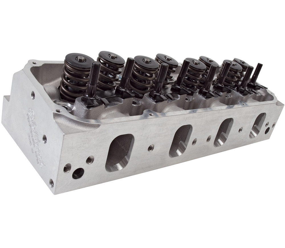 CYLINDER HEAD;CYL HEAD FORD 351 CLEVELAND PERF RPM CLEVOR FOR HYD ROLLER CAM SINGLE COMPLETE