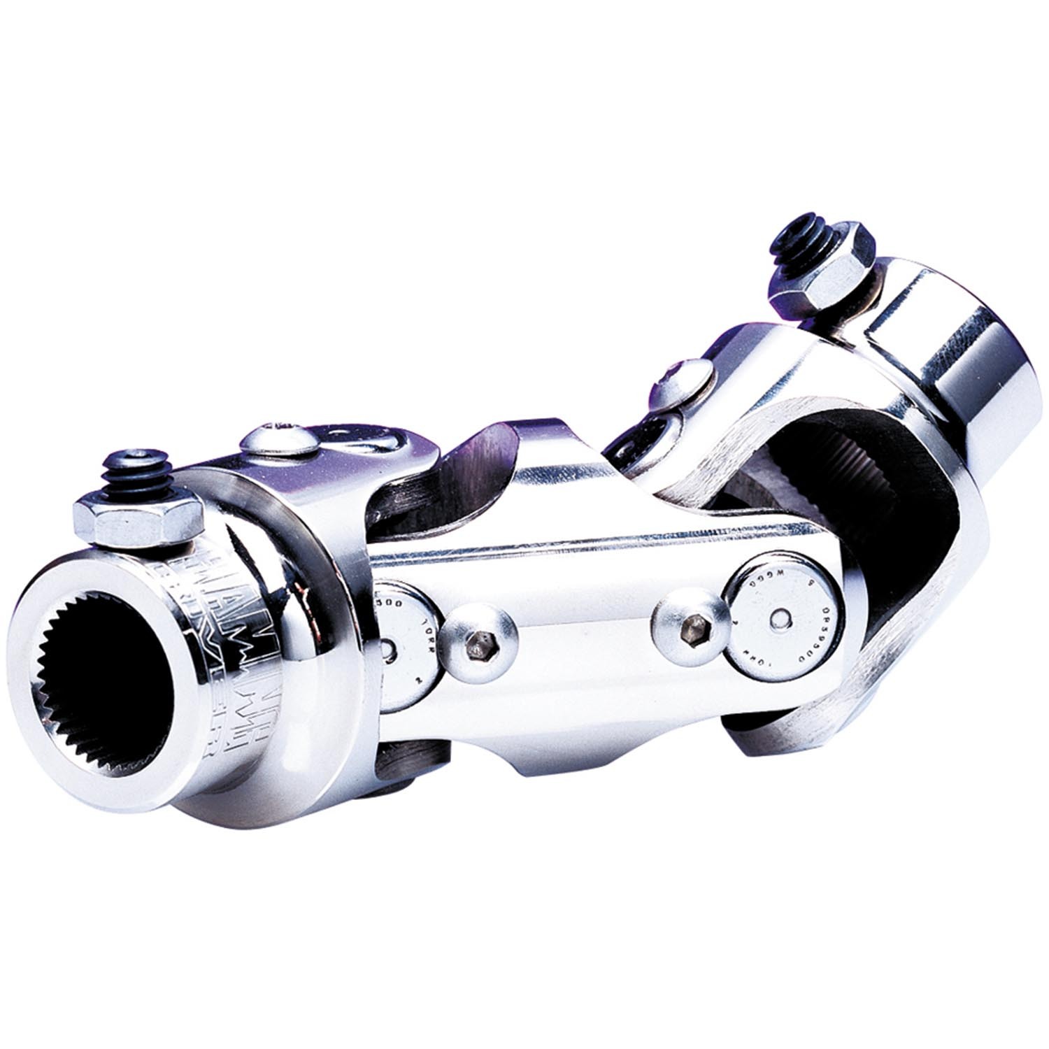 DOUBLE STEERING U-JOINT: 3/4'-36 X 3/4'-36 POLISHED