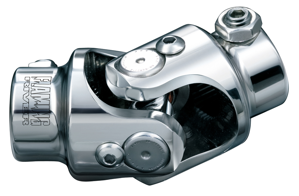 STAINLESS STEEL U-JOINT: 3/4-36 X 3/4' DD POLISHED