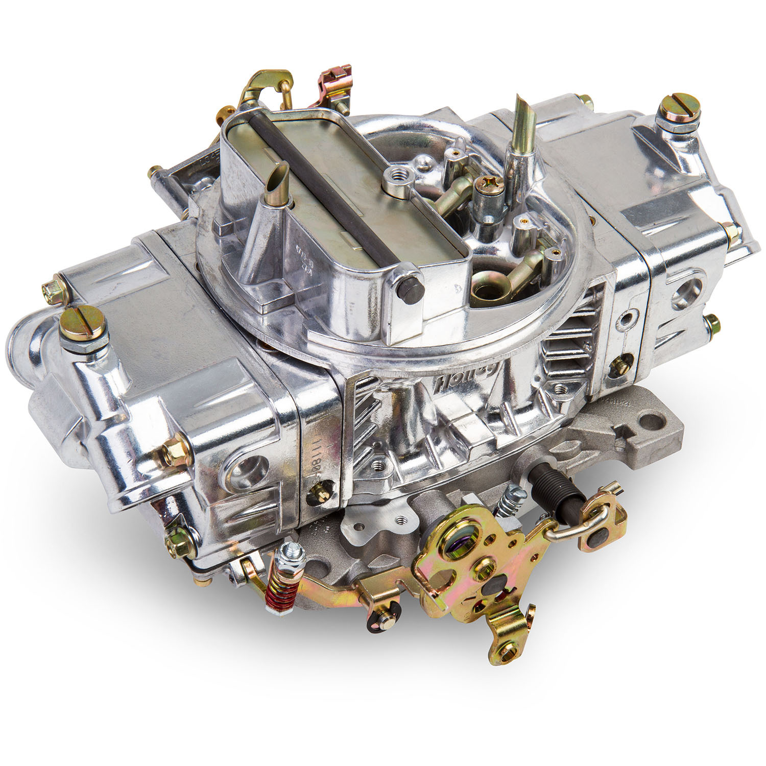 CARBURETTOR GASOLINE MODEL 4150 ALUMINUN 750 CFM 4-BARREL MANUAL CHOKE DUAL INLET TUMBLE POLISHED EACH