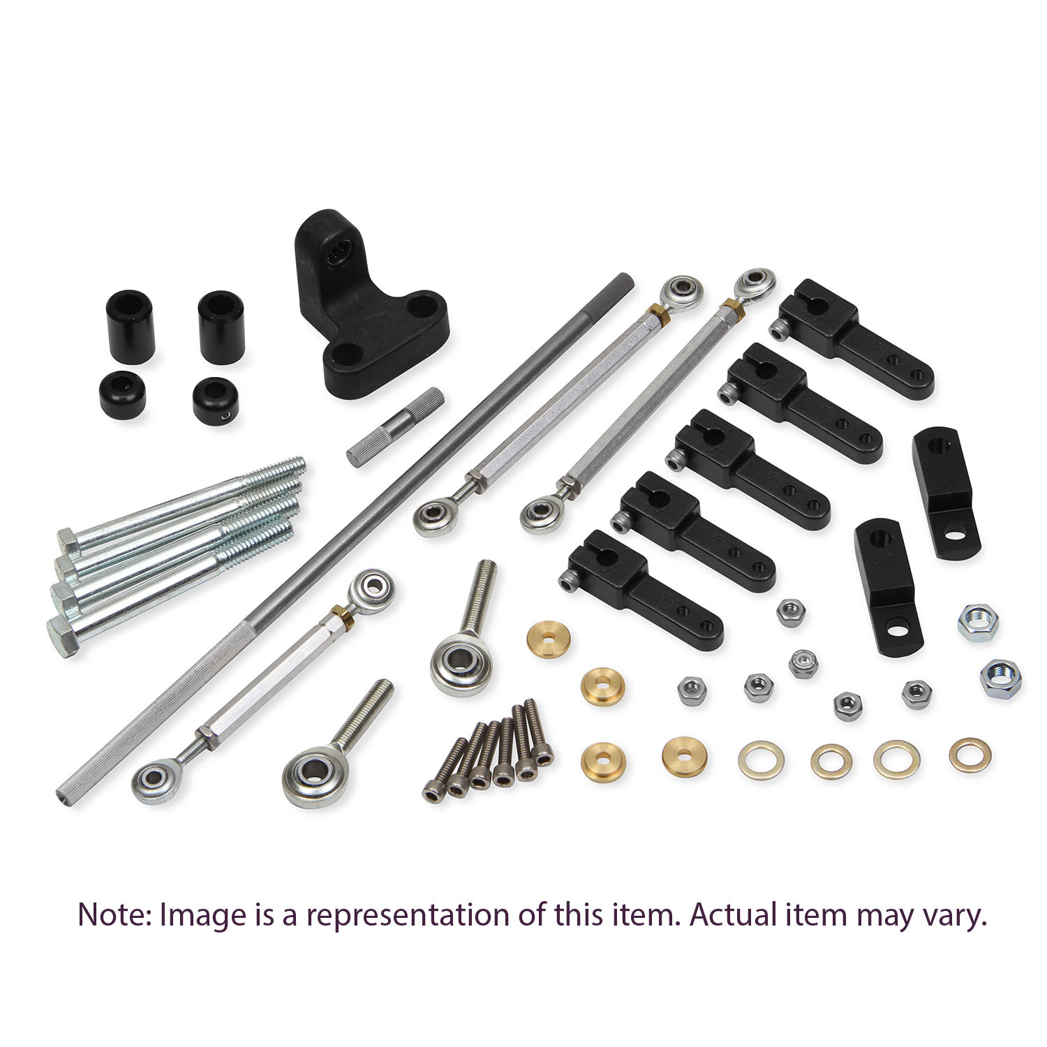 THROTTLE LINKAGE KIT TUNNEL RAM DUAL QUAD SIDE MOUNT FORD 429 WEDGE/460 BIG BLOCKS KIT