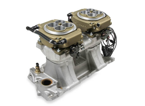 FUEL INJECTION SYSTEM, HOLLEY SNIPER 1250 HP, 2 X 4150 GOLD FINISH