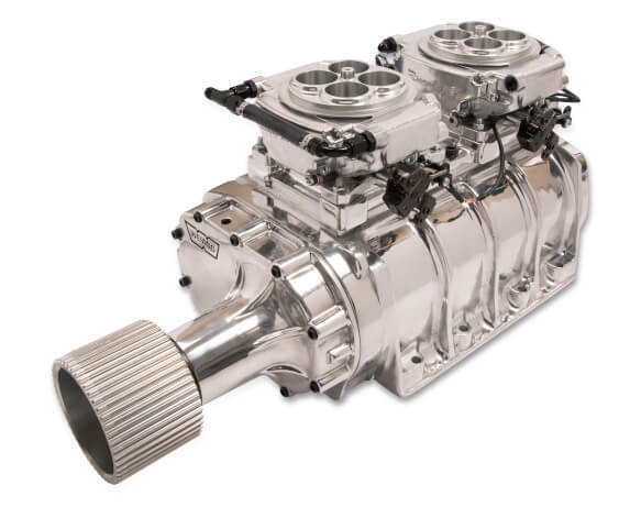 FUEL INJECTION SYSTEM, HOLLEY SUPER SNIPER 1250 HP, 2 X 4150 BLOWER SHINNY