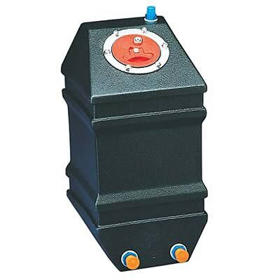 FUEL CELL DRAG RACE PLASTIC BLACK 4 GALLONS FOAM EACH