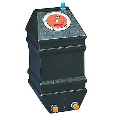 FUEL CELL DRAG RACE PLASTIC BLACK 4 GALLONS EACH