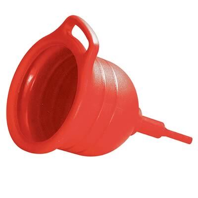 FUNNEL 11'' ROUND PLASTIC RED 24 IN. LENGTH EACH