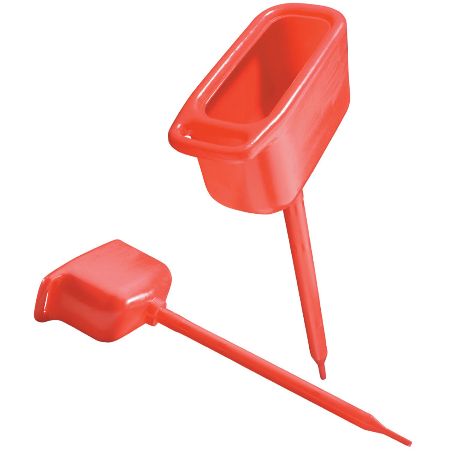 FUNNEL RECTANGLE PLASTIC RED 30 IN. LENGTH EACH