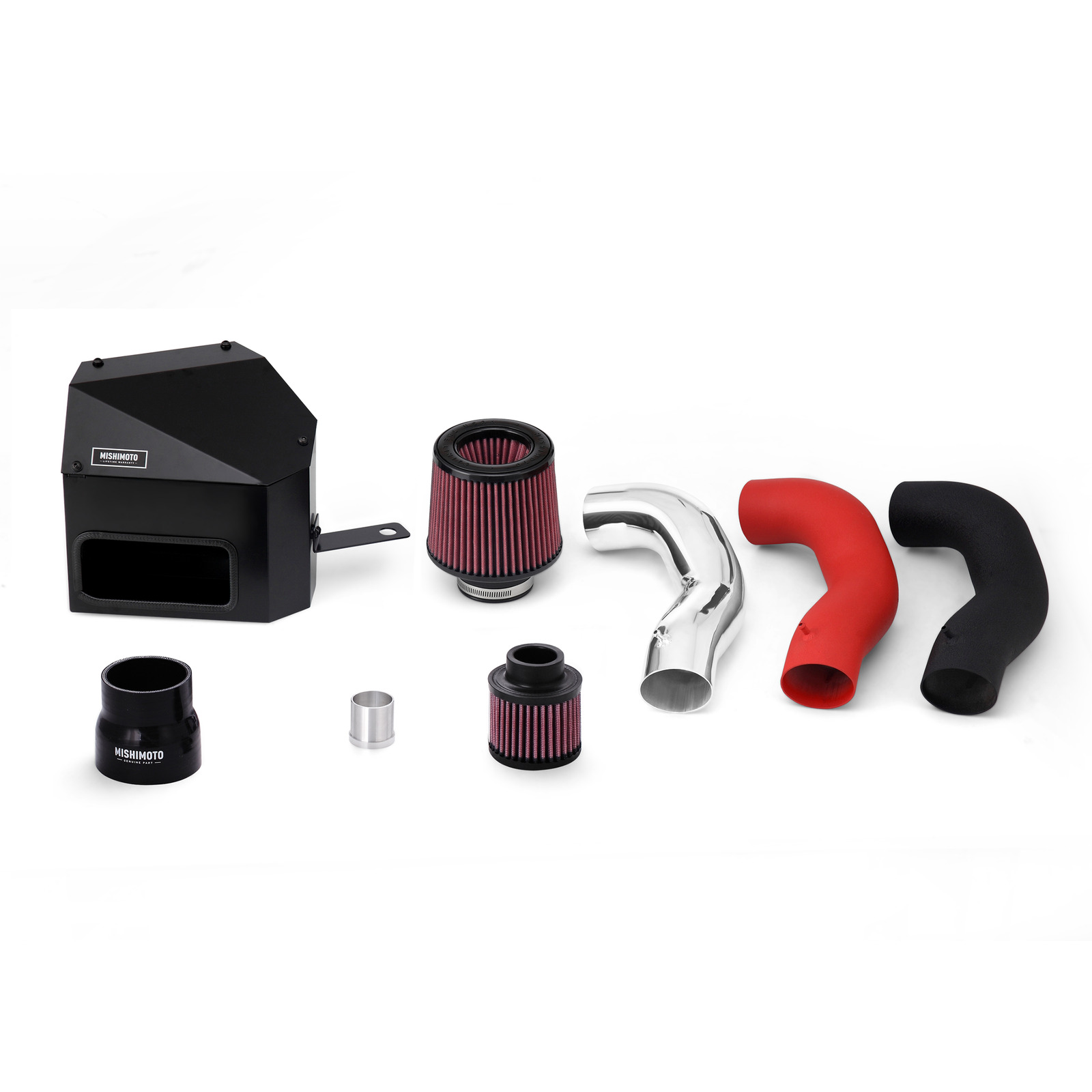 VOLKSWAGEN GOLF/GTI/GOLF R PERFORMANCE INTAKE, 2015+ WRINKLE RED