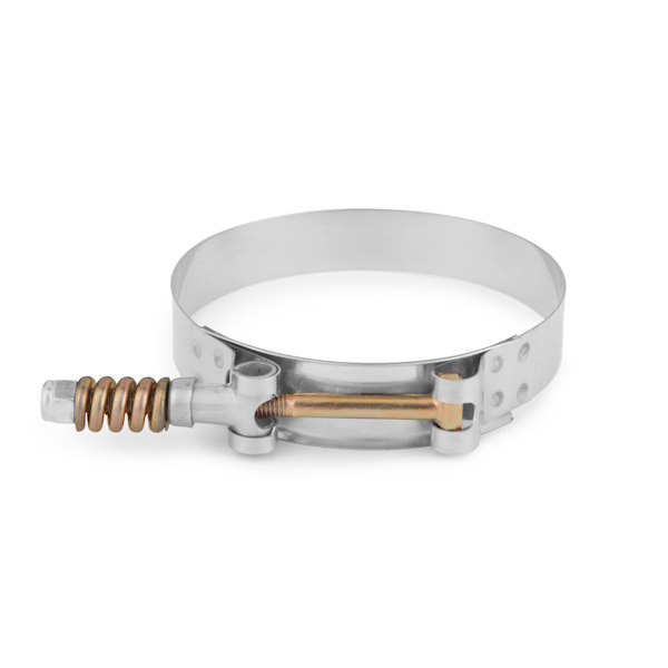 STAINLESS STEEL CONSTANT TENSTION T-BOLT CLAMP, 3.11" - 3.43" (79MM - 87MM)
