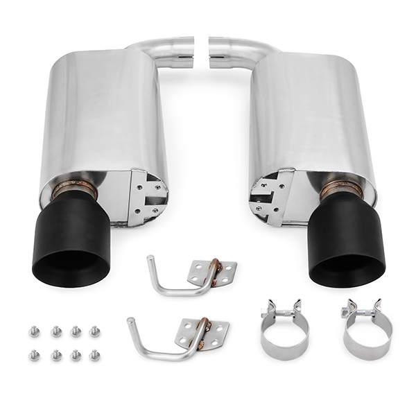 FORD MUSTANG GT STREET AXLEBACK EXHAUST, 2015-2017, BLACK