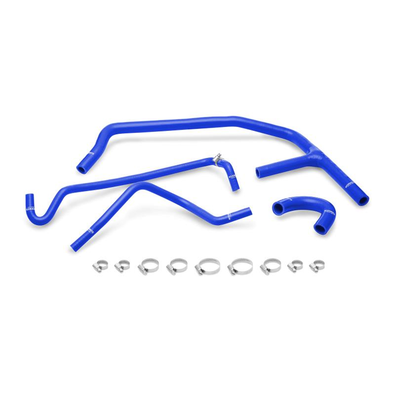 FORD MUSTANG ECOBOOST SILICONE ANCILLARY HOSE KIT, 2015+ BLUE