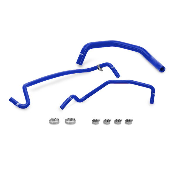 FORD MUSTANG GT SILICONE ANCILLARY COOLANT HOSE KIT, 2015+ BLUE