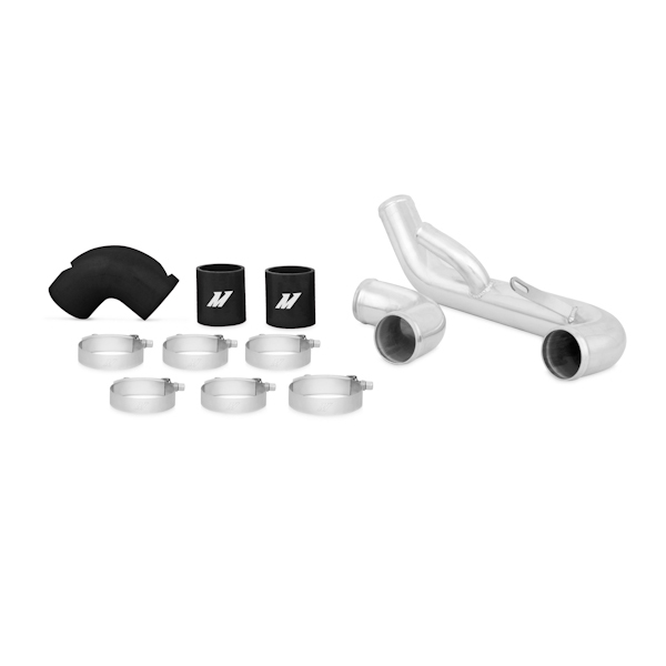 MITSUBISHI LANCER EVOLUTION X LOWER INTERCOOLER PIPE KIT, BLACK, 2008+