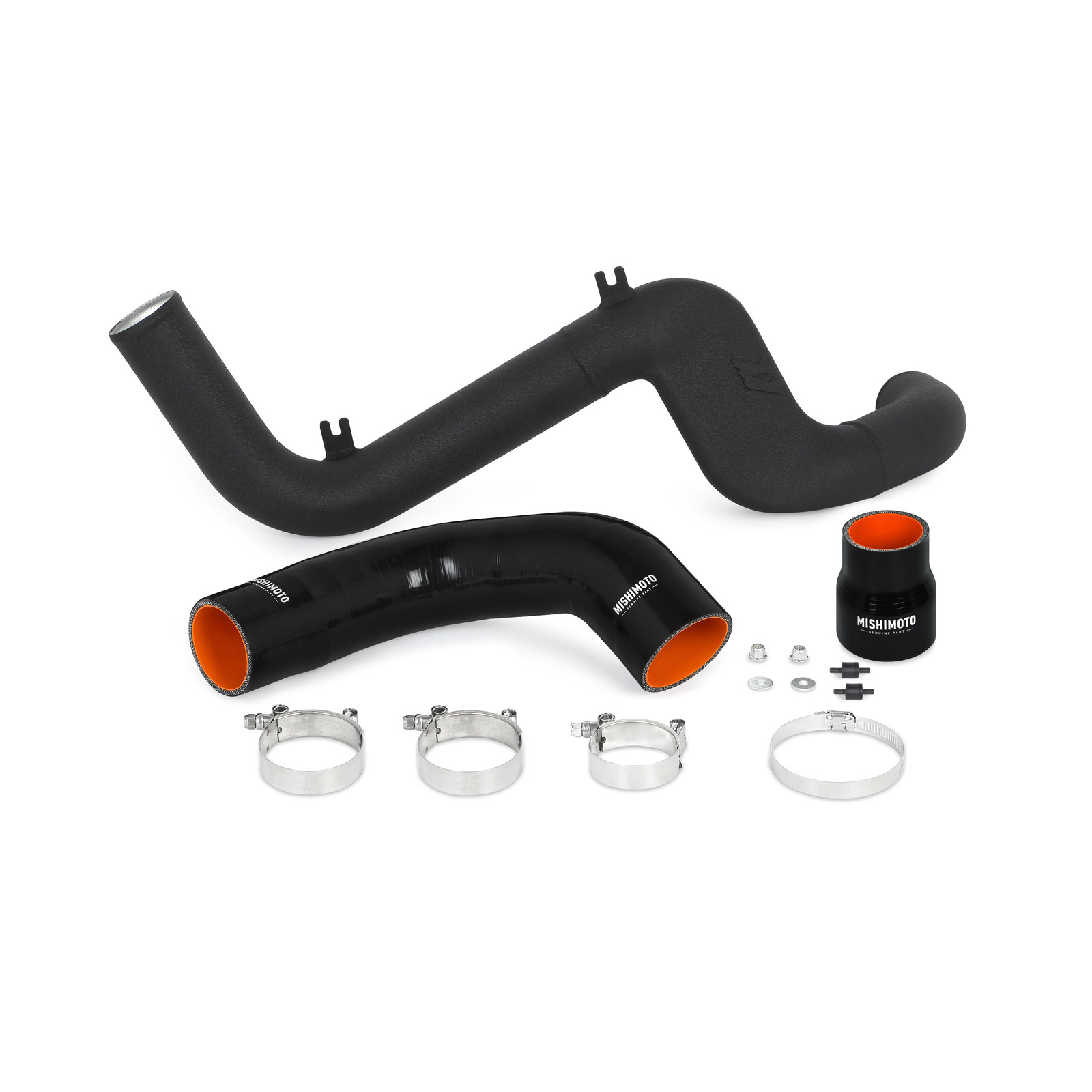 FORD FOCUS HOT-SIDE INTERCOOLER PIPE KIT, 2016+, WRINKLE BLACK