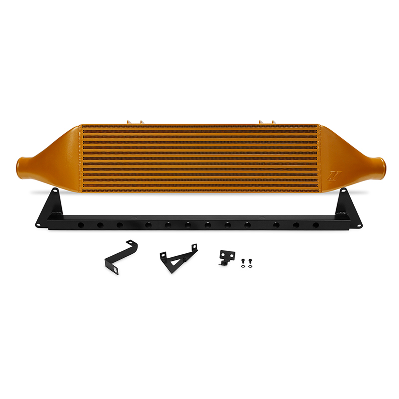 SUBARU STI FRONT-MOUNT INTERCOOLER AND CRASH BEAM, 2008-2014, GOLD