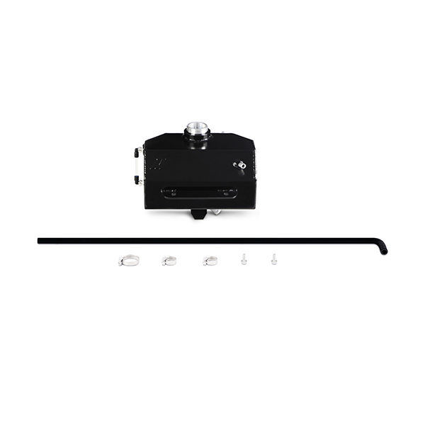 FORD MUSTANG ECOBOOST/V6/V8 ALUMINUM COOLANT EXPANSION TANK, 2015+ BLACK