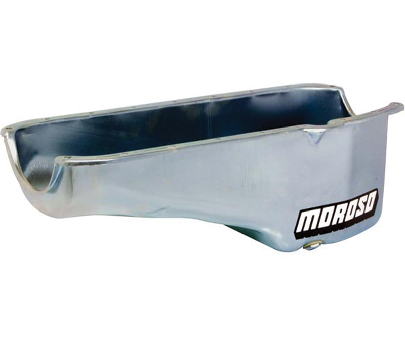 CLAIMER; OVAL TRACK OIL PAN; 4 QT.;WET SUMP;DEPTH-7.5 IN.;INCL. MAGNETIC DRAIN PLUG;CHEVROLET SMALL BLOCK OVAL TRACK;86 AND NEWER W/PASSENGER SIDE DIP