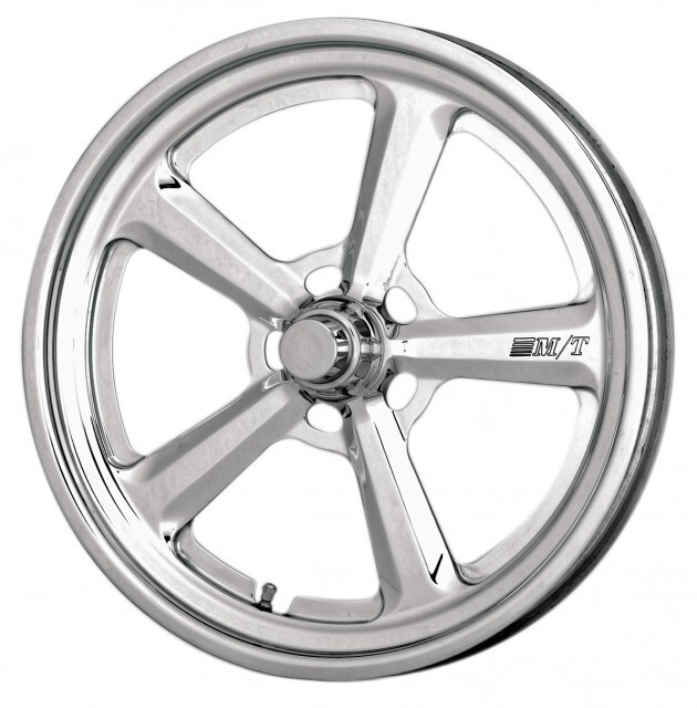 WHEEL PRO-5 DRAG ALUMINUM POLISHED 15 IN. X 3.5 IN. LAMB SPINDLE MOUNT EACH