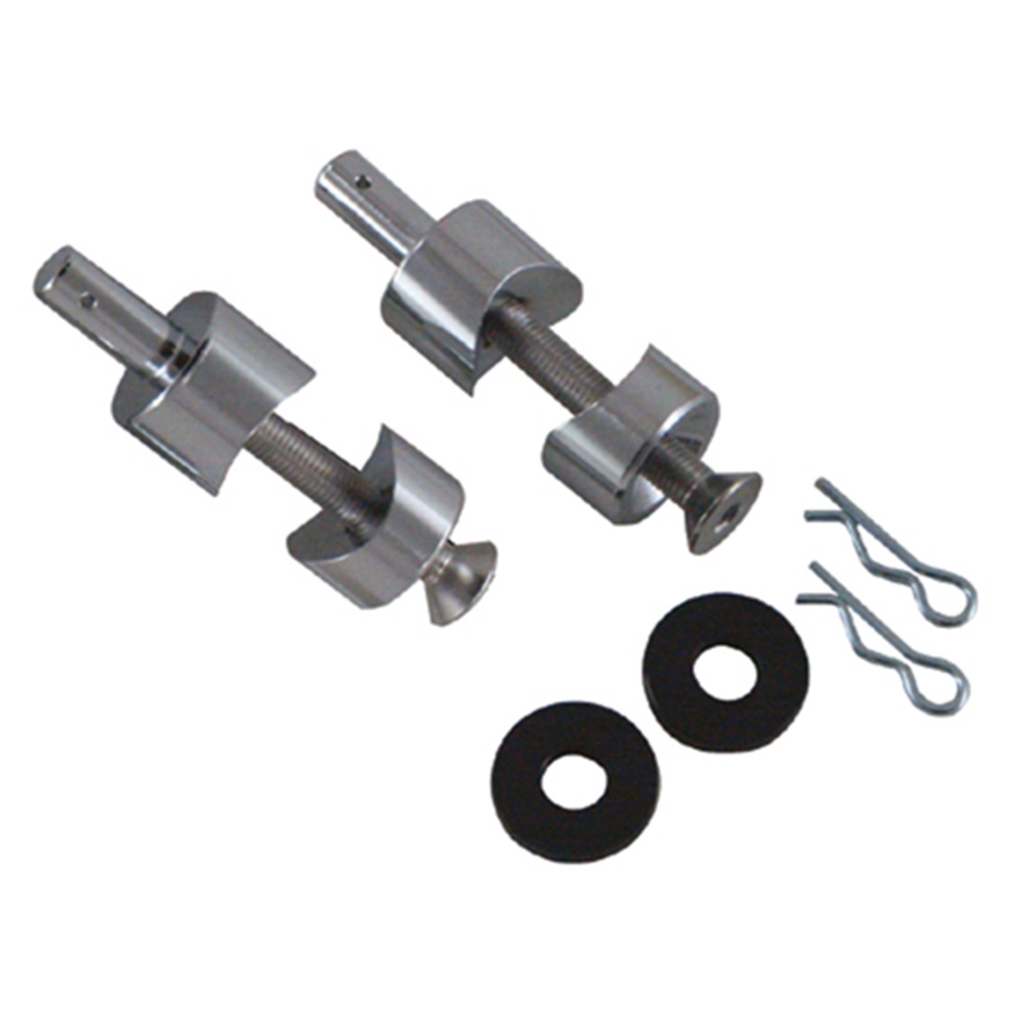 SOLO SEAT SPRING MOUNTS,CHROME BOLT ON UNIVERSAL FITMENT INCLUDES HARDWARE
