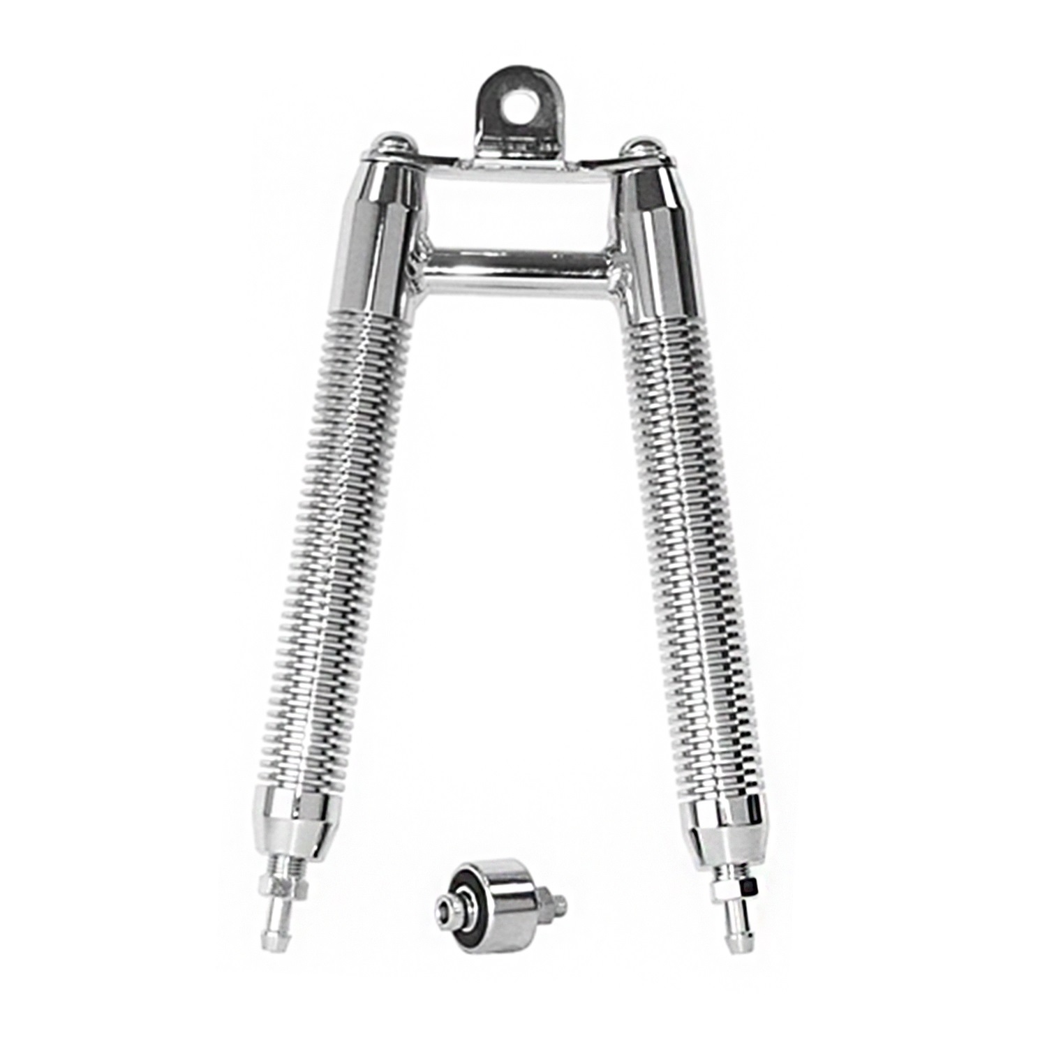 BILLET OIL COOLER,CHROME FITS MOST MODELS TWIN VERTICAL COOLERS