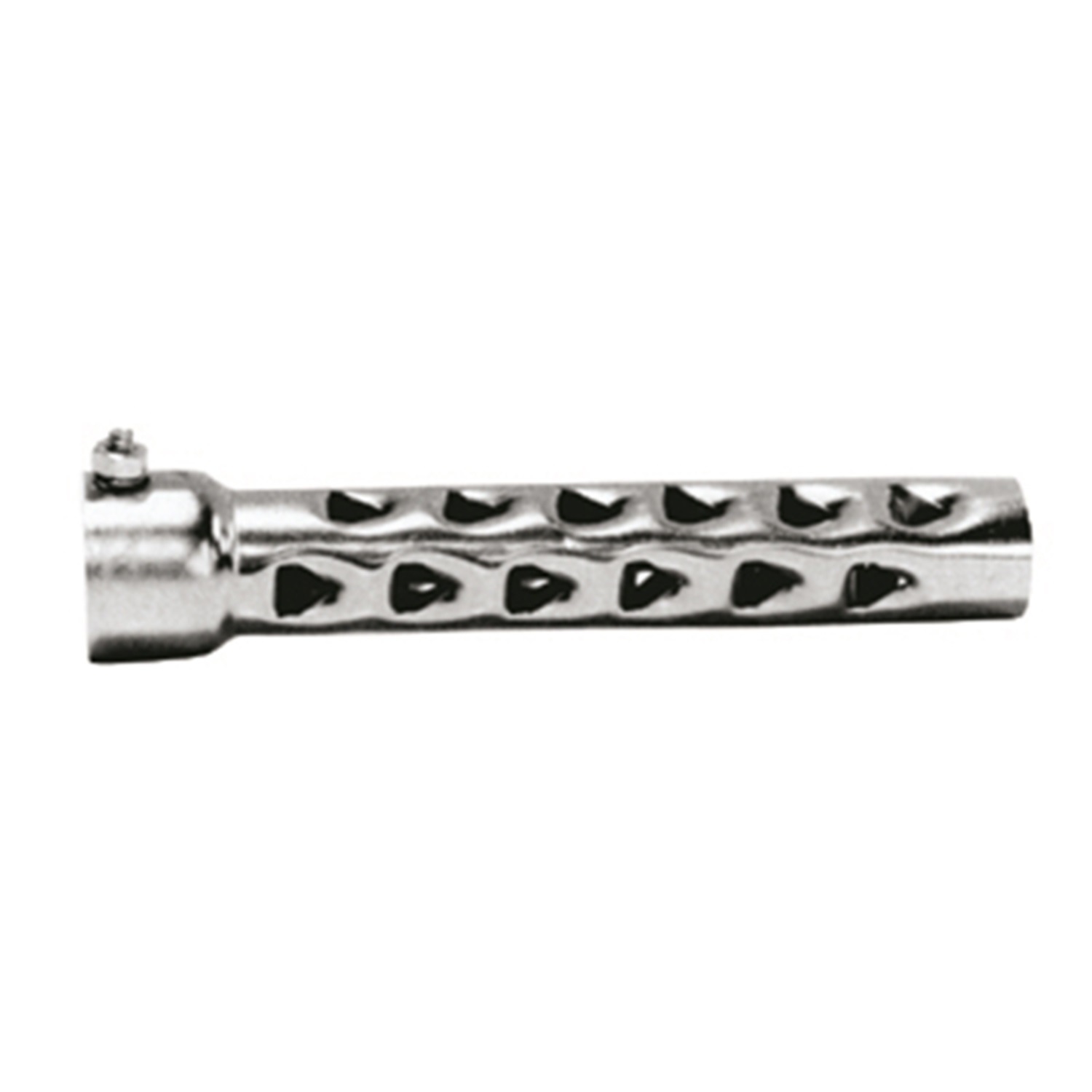EXHAUST BAFFLE,LOUVERED LONG 1-3/4' OD EXHAUST PIPES 8' LONG WITH BOLT & NUT
