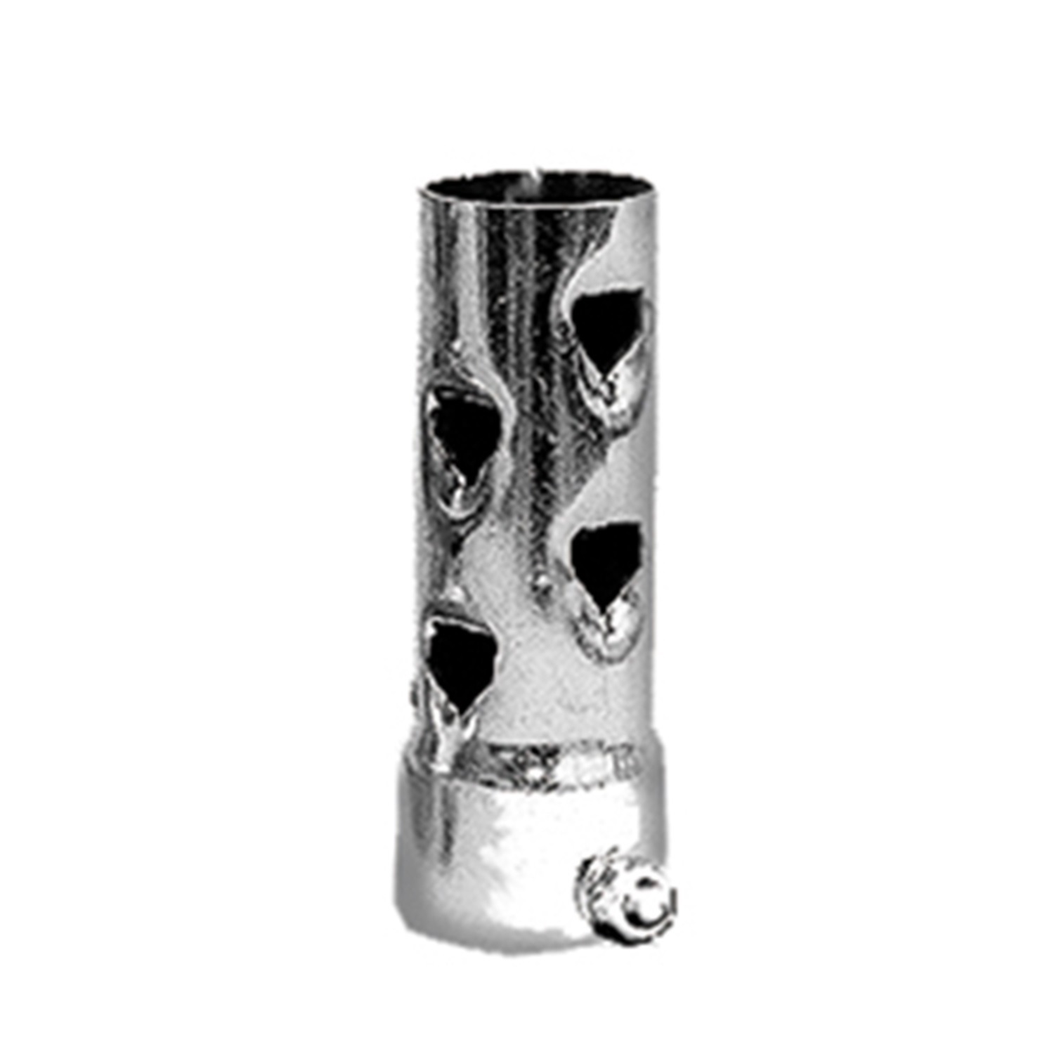 EXHAUST BAFFLE,LOUVERED SHORT 1-3/4' OD EXHAUST PIPES 4' LONG WITH NUT & BOLT