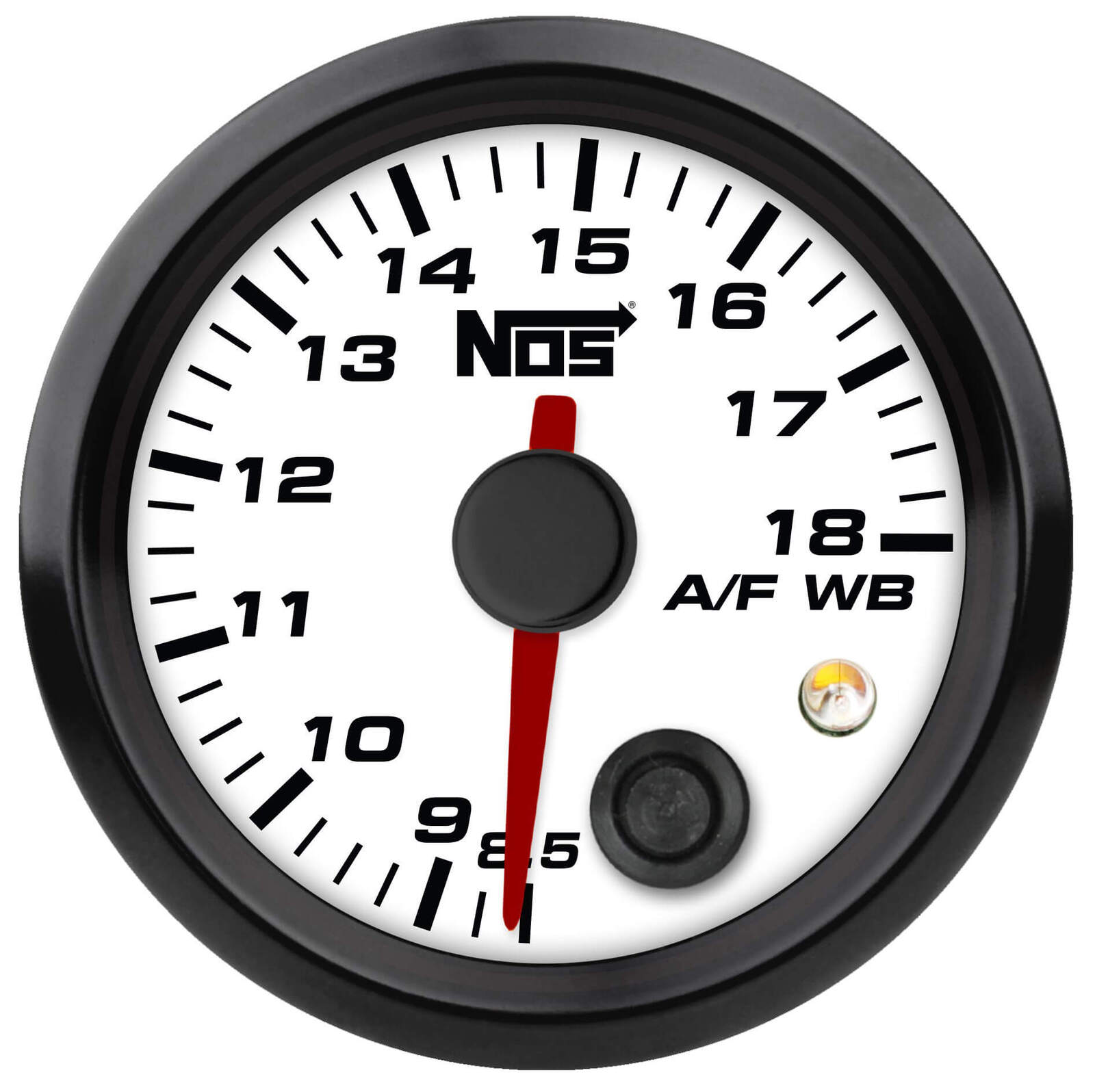 AIR/FUEL WIDEBAND GAUGE KIT, WHITE, 2-1/16"
