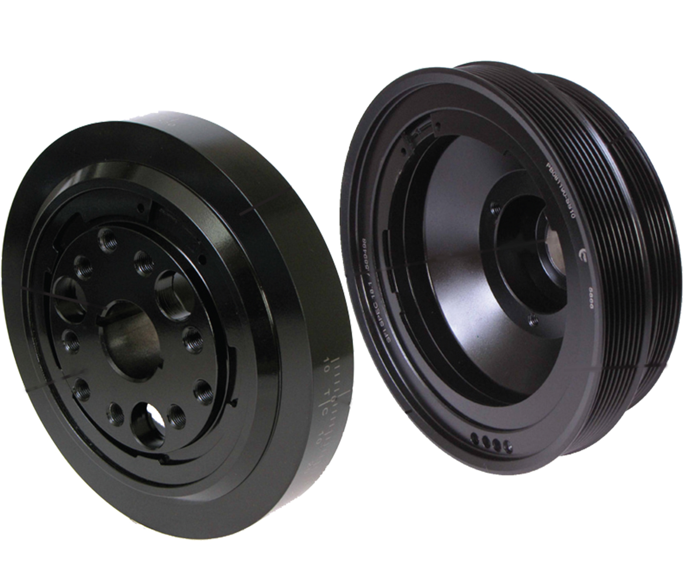 RACE SERIES HARMONIC BALANCER 5% OVERDRIVE 8 RIB NEUTRAL BALANCE BUICK V6 , SUPER CHARGER