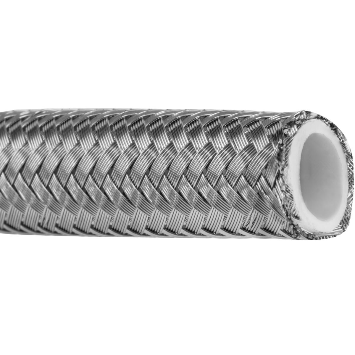 STAINLESS STEEL BRAIDED PTFE HOSE -06AN PER METRE