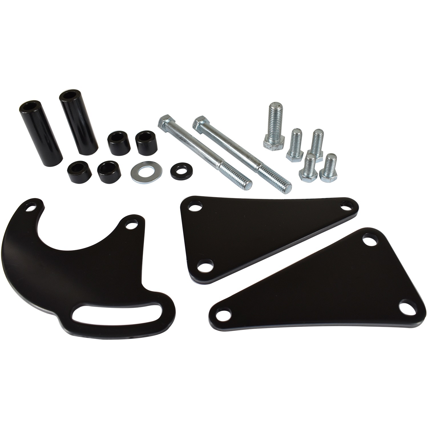 POWER STEERING PULLEY AND BRACKET KIT SUIT SAGNAW SERIES1 CHEVROLET BIG BLOCK LWP BLACK