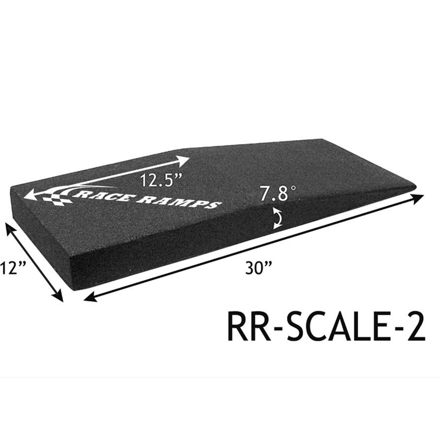 SCALE RAMPS COMPOSITE FOAM BLACK 3000 LB. CAPACITY 30.1 IN. LENGTH 12 IN. WIDTH 2.5 IN. HEIGHT PAIR