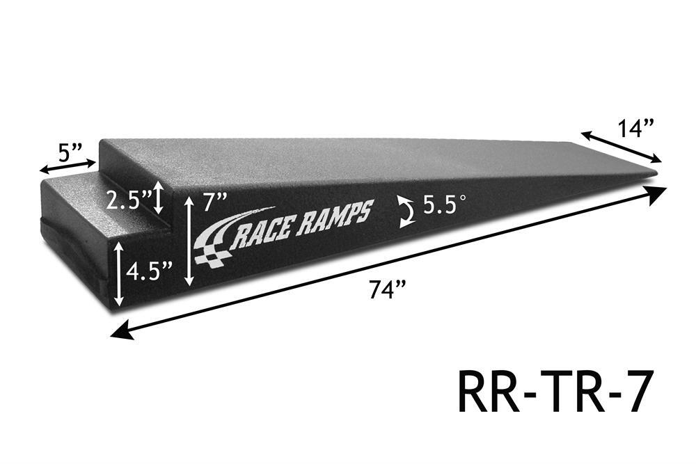 TRAILER RAMPS 74 IN. LENGTH 7 IN. HEIGHT 1-PIECE DESIGN PAIR