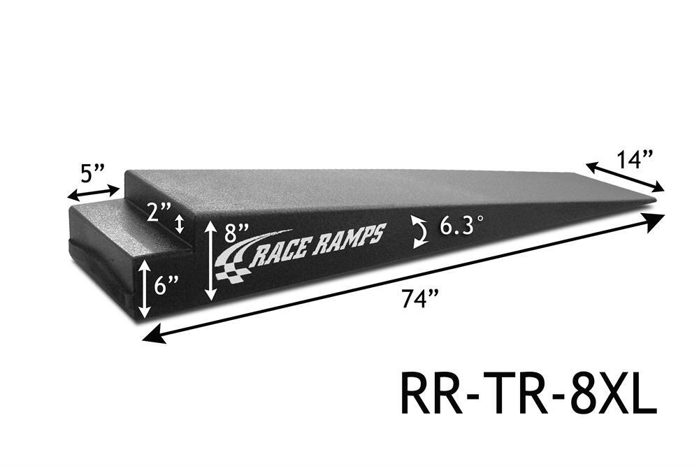 TRAILER RAMPS 74.00 IN. LENGTH 8 IN. HEIGHT 1-PIECE DESIGN PAIR