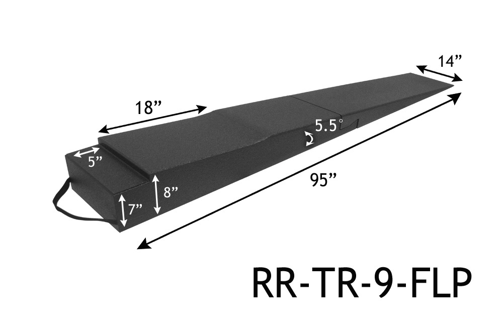 TRAILER RAMPS 95 IN. LENGTH 8 IN. HEIGHT 14 IN. WIDTH PAIR