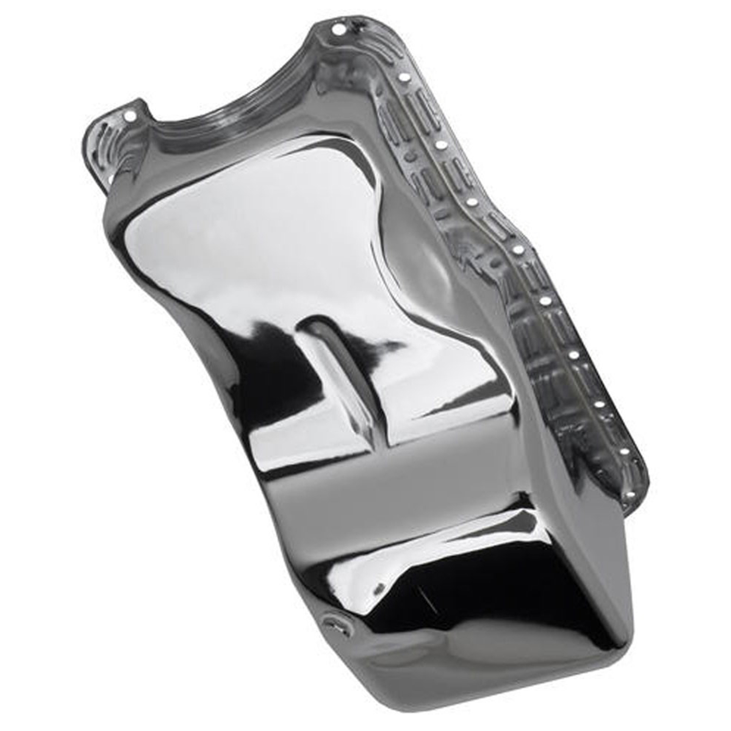 OIL PAN SUMP, STEEL, CHROME FINISH FORD 351W FRONT SUMP 69-92