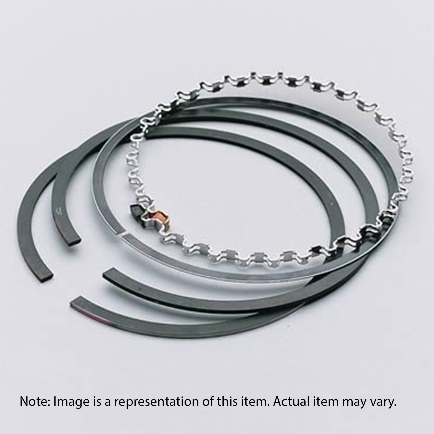 PISTON RINGS, MOLY, 4.155 IN. BORE, 5/64 IN., 5/64 IN., 3/16 IN. THICKNESS, 8-CYLINDER, SET