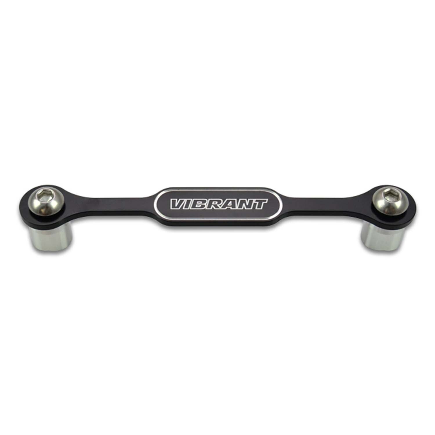 ANODIZED BLACK BOOST BRACE WITH 304 SS DOWELS