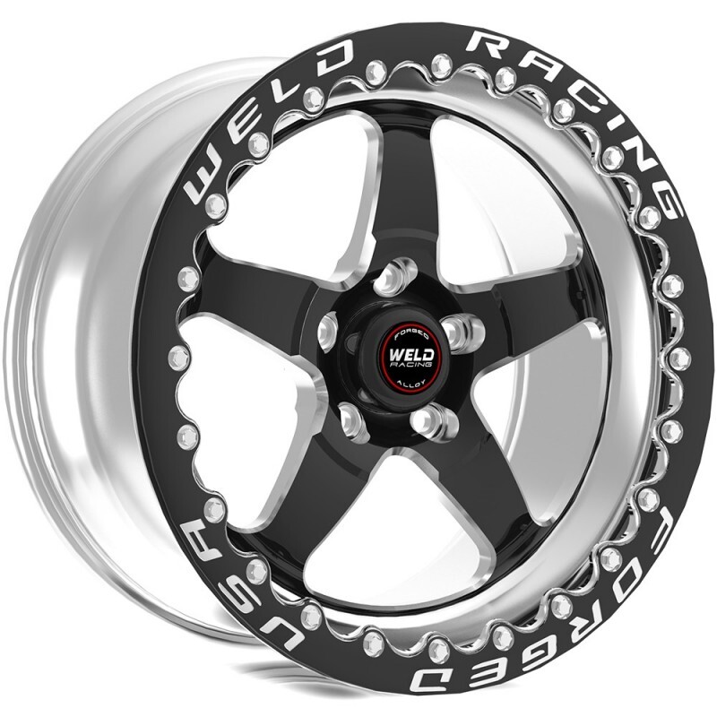 STREET WHEEL RT-S SERIES,WELD RT-S S71 BEADLOCK 15X10 BLACK 5X115 6.5 BACKSPACE BLACK SBL MT