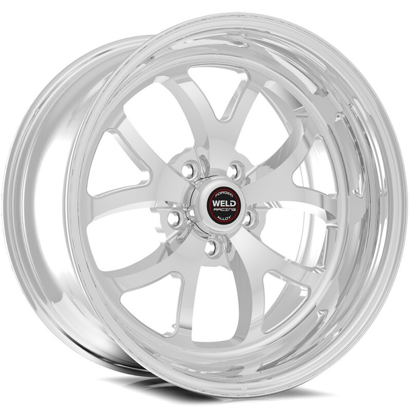 STREET WHEEL RT-S SERIES,WELD RT-S S76 15X6 POLISHED 5X4.75 3.5 BACKSPACE